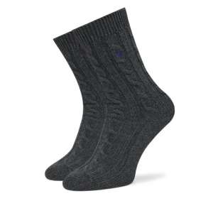 Skarpety Wysokie Męskie Polo Ralph Lauren 4,55955E+11 Szary