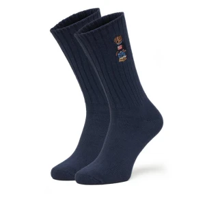Skarpety Wysokie Męskie Polo Ralph Lauren 449P02372001 Granatowy