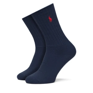 Skarpety Wysokie Męskie Polo Ralph Lauren 455846847004 Granatowy