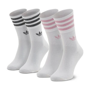 Skarpety wysokie unisex adidas Mid Cut Glt Sck HK0301 Biały