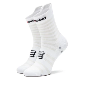 Skarpety wysokie unisex Compressport Pro Racing Socks V4.0 Ultralight Run High XU00050B Biały