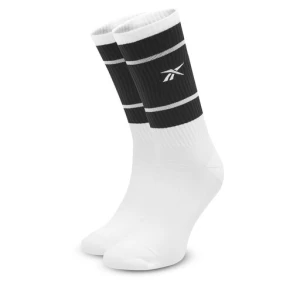 Skarpety wysokie unisex Reebok CL Basketball Sock HC1906 Biały