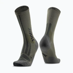 Skarpety X-Socks Hike Discover Crew green/black