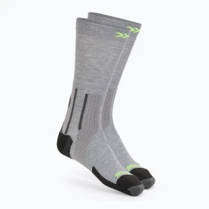 Skarpety X-Socks Run Perform Warm Crew rhino grey / canary