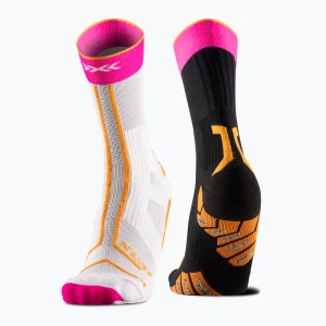 Skarpety X-Socks Trailrun Terraskin Expert Crew yinyang/x black/x white/fluo pink