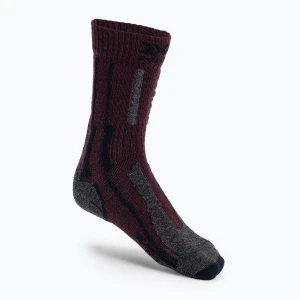 Skarpety X-Socks Trek X Merino LT dark ruby / midnight blue Bordowy