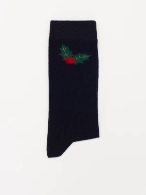 Zdjęcie produktu skarpety xmas candycane granatowa Recman