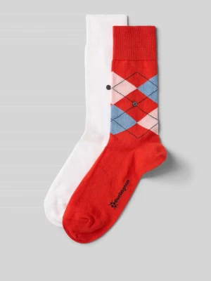 Skarpety z aplikacją z logo w Zestaw 2 szt. Burlington