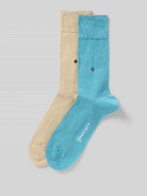 Skarpety z aplikacją z logo w Zestaw 2 szt. Burlington