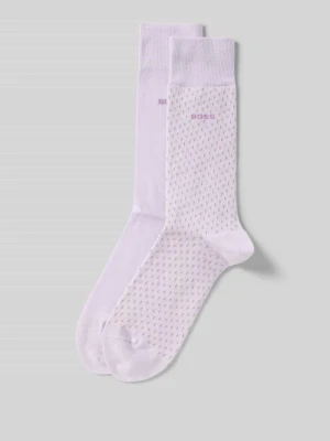 Skarpety z detalem z logo w zestawie 2 szt. Boss