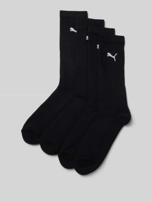 Skarpety z detalem z logo w zestawie 4 szt. Puma