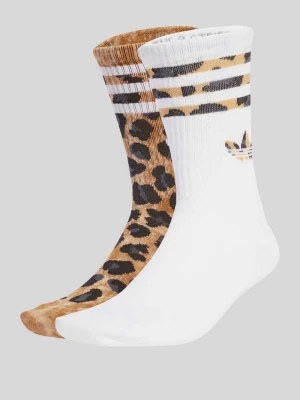 Skarpety z domieszką bawełny w zestaw 2 szt. adidas Originals Beżowy