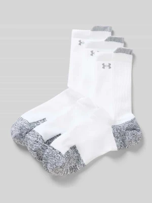 Skarpety z elastycznym pasem w zestaw 3 szt. Under Armour Biały