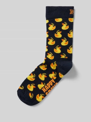 Skarpety z elastycznymi, prążkowanymi ściągaczami model ‘Rubber Duck’ Happy Socks