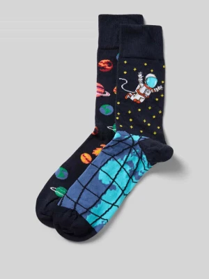 Skarpety z elastycznymi, prążkowanymi ściągaczami w zestawie 2 szt. Christian Berg Men