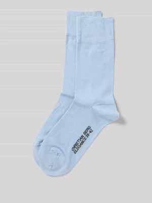 Skarpety z elastycznymi, prążkowanymi ściągaczami w zestawie 2 szt. Christian Berg Men