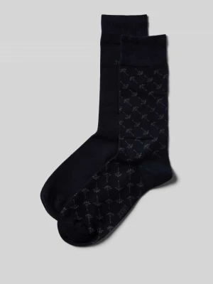 Skarpety z elastycznymi, prążkowanymi ściągaczami w zestawie 2 szt. JOOP! Collection