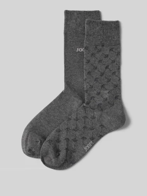 Skarpety z elastycznymi, prążkowanymi ściągaczami w zestawie 2 szt. JOOP! Collection