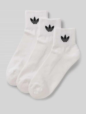 Skarpety z haftem z logo w zestawie 3 szt. adidas Originals
