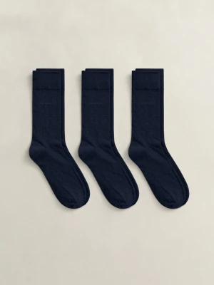 Skarpety z miękkiej bawełny 3-pak GANT