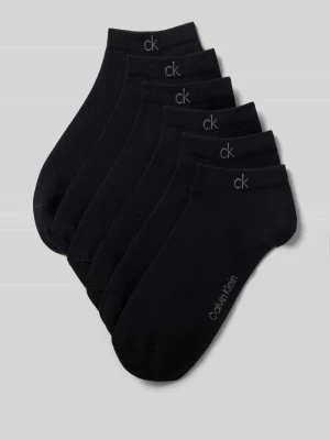 skarpety z mieszanka bawełny w zestaw 6 par Calvin Klein Biały