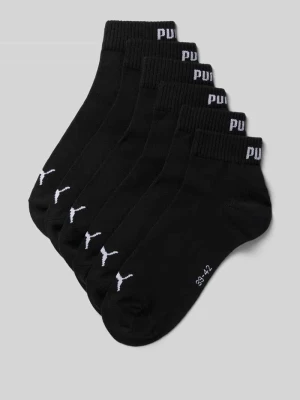 skarpety z mieszanka bawełny w zestaw 6 par Puma Biały