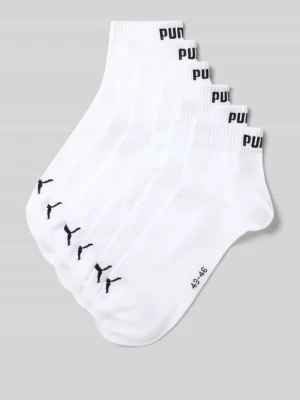 skarpety z mieszanka bawełny w zestaw 6 par Puma Biały