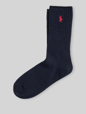 „Skarpety z mieszanka bawełny z wyhaftowane logo” Polo Ralph Lauren Ciemnoniebieski