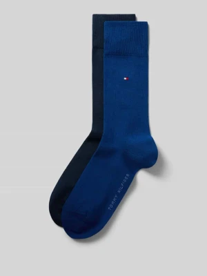 Skarpety z mieszanki bawełny w zestaw 2 szt. Tommy Hilfiger Królewski niebieski