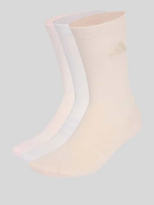 Skarpety z mieszanki bawełny w zestawie 3 szt. Adidas Beżowy