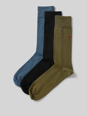 Skarpety z mieszanki bawełny w zestawie 3 szt. HUGO