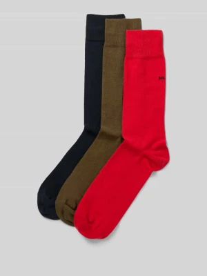 Skarpety z mieszanki bawełny w zestawie 3 szt. HUGO