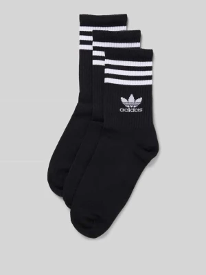 Skarpety z mieszanki bawełny w zestawie 3 szt. model ‘Crew’ adidas Originals