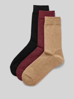 Skarpety z mieszanki bawełny w zestawie 3 szt. model ‘JACORDINARY’ jack & jones