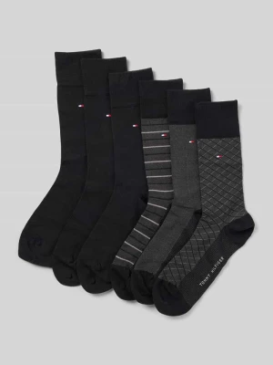 Skarpety z mieszanki bawełny w zestawie 6 szt. Tommy Hilfiger