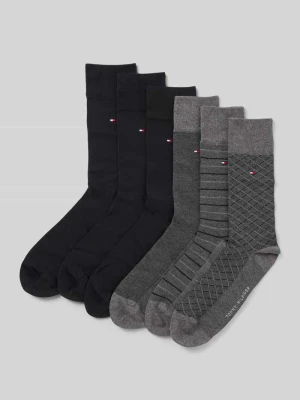 Skarpety z mieszanki bawełny w zestawie 6 szt. Tommy Hilfiger