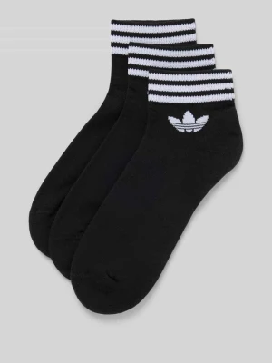 Skarpety z mieszanki bawełny z wyhaftowanym logo w zestawie 3 szt. adidas Originals