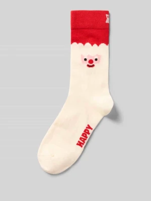 Skarpety z motywem bożonarodzeniowym Happy Socks Biały
