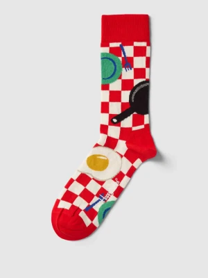 Skarpety z nadrukiem na całej powierzchni model ‘Early Bird’ Happy Socks