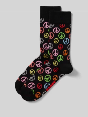 Skarpety z nadrukiem z logo Happy Socks