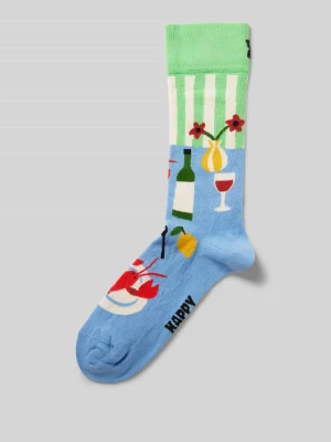 Skarpety z nadrukiem z logo Happy Socks