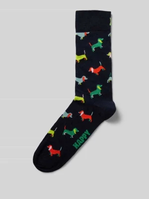 Skarpety z nadrukiem z logo Happy Socks