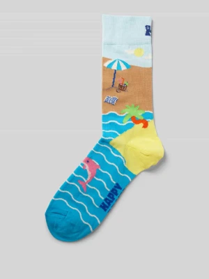 Skarpety z nadrukiem z logo Happy Socks