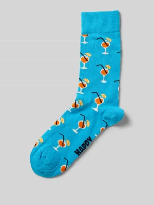 Skarpety z nadrukiem z logo Happy Socks