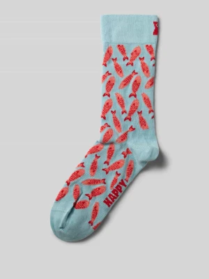Skarpety z nadrukiem z logo Happy Socks