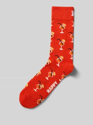 Skarpety z nadrukiem z logo Happy Socks