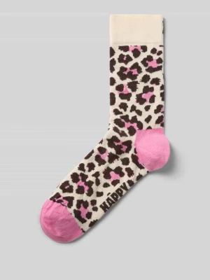 skarpety z nadrukiem z logo Happy Socks Biały