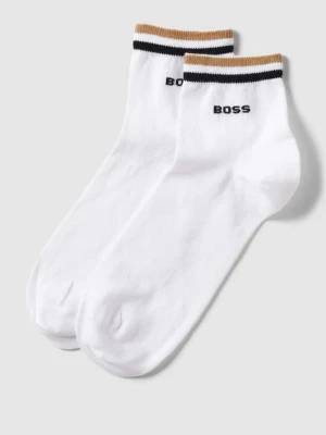 Skarpety z nadrukiem z logo w zestawie 2 szt. Boss