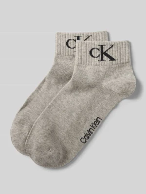 Skarpety z nadrukiem z logo w zestawie 2 szt. Calvin Klein Jeans