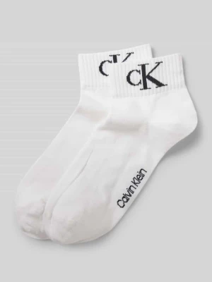 Skarpety z nadrukiem z logo w zestawie 2 szt. Calvin Klein Jeans